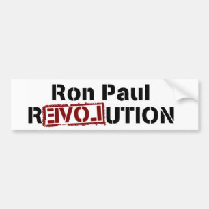 Ron Paul Revolutions-Autoaufkleber Autoaufkleber