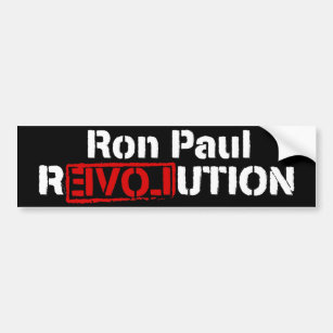 Ron Paul Revolutions-Autoaufkleber Autoaufkleber