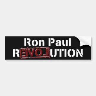 Ron Paul Revolutions-Autoaufkleber Autoaufkleber