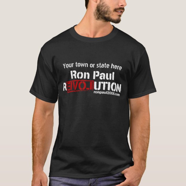 Ron Paul Revolutions-Dunkelheits-Shirt T-Shirt (Vorderseite)