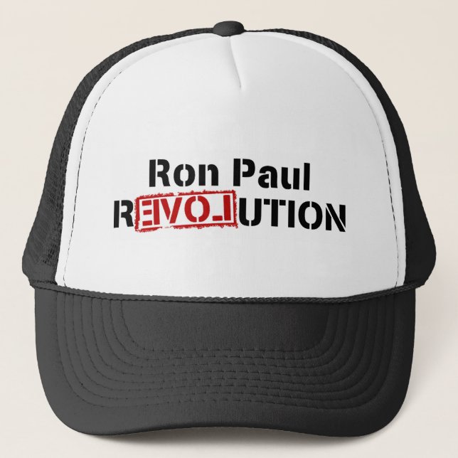 Ron Paul-Revolutions-Hut Truckerkappe (Vorderseite)