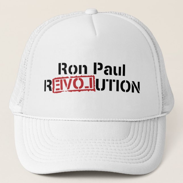 Ron Paul-Revolutions-Hut Truckerkappe (Vorderseite)