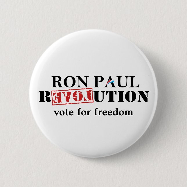 Ron Paul-Revolutions-Knopf - Abstimmung für Button (Vorderseite)