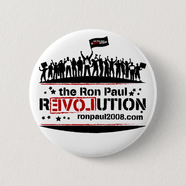 Ron Paul-Revolutions-Knopf Button (Vorderseite)