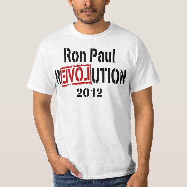 Ron Paul Revolutions-T - Shirt 2012 (Vorderseite)