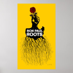 Ron Paul Roots Print Poster