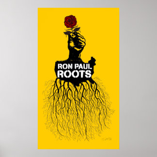 Ron Paul Roots Print Poster