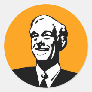 Ron Paul Round Sticker