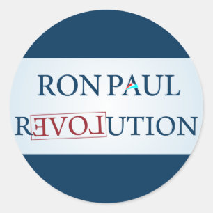 Ron Paul Runder Aufkleber