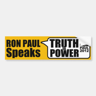 Ron Paul spricht Autoaufkleber