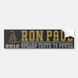 Ron Paul spricht Wahrheit Autoaufkleber