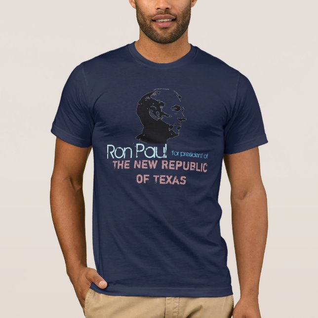 Ron Paul stellen Schablone, Ron Paul, für T-Shirt (Vorderseite)