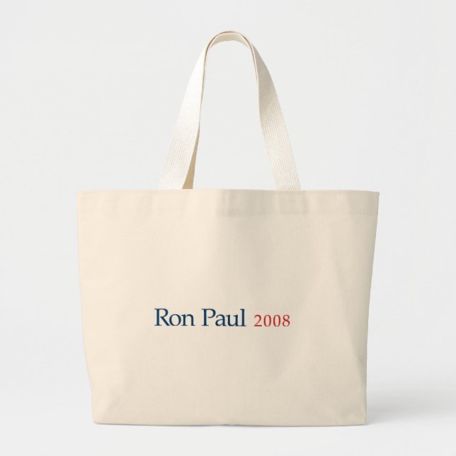 Ron Paul Taschentasche Jumbo Stoffbeutel (Vorne)