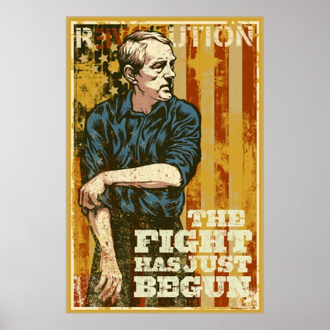 Ron Paul The Fight hat gerade mit Poster angefange (Vorne)