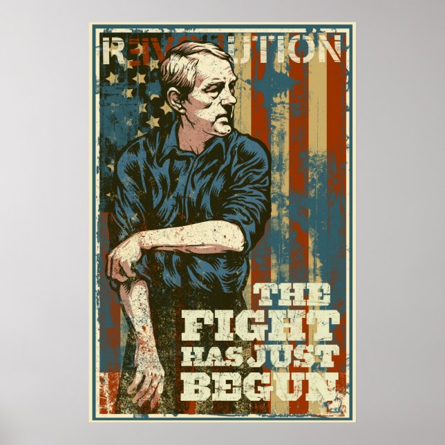 Ron Paul The Fight hat gerade mit Poster angefange (Vorne)