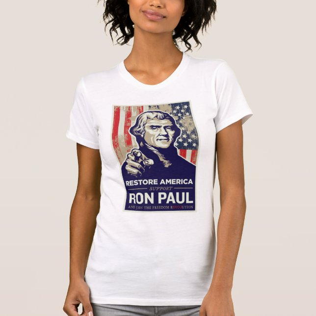 Ron Paul Thomas Jefferson Shirt (Vorderseite)