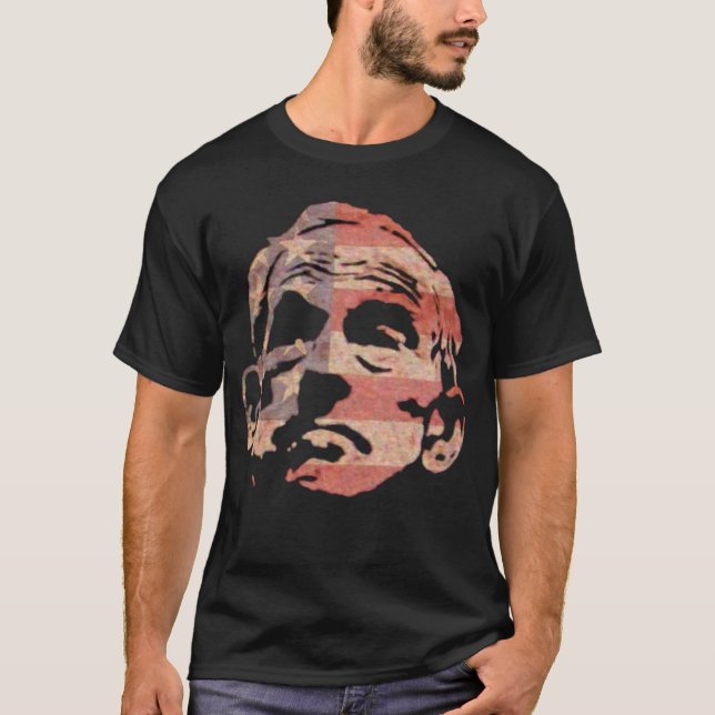 Ron Paul und die Flagge T-Shirt (Vorderseite)