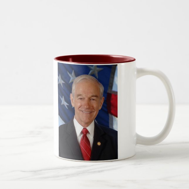 Ron Paul Zweifarbige Tasse (Rechts)