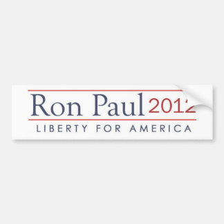 Ron Paulfreiheit 2012 für Amerika Autoaufkleber