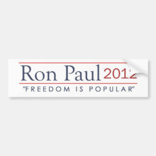 Ron Paulfreiheit 2012 ist populär Autoaufkleber