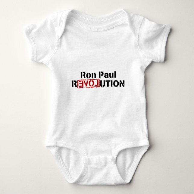 Ron-Paulrevolution Baby Strampler (Vorderseite)