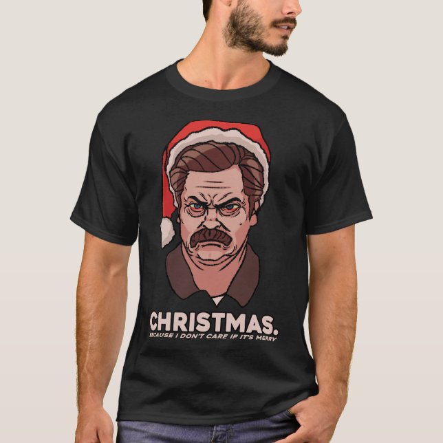Ron Swanson Christmas Essential T - Shirt (Vorderseite)