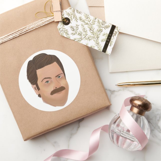 Ron Swanson Sticker Parks und Rec (Schenken)