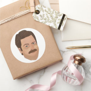 Ron Swanson Sticker Parks und Rec
