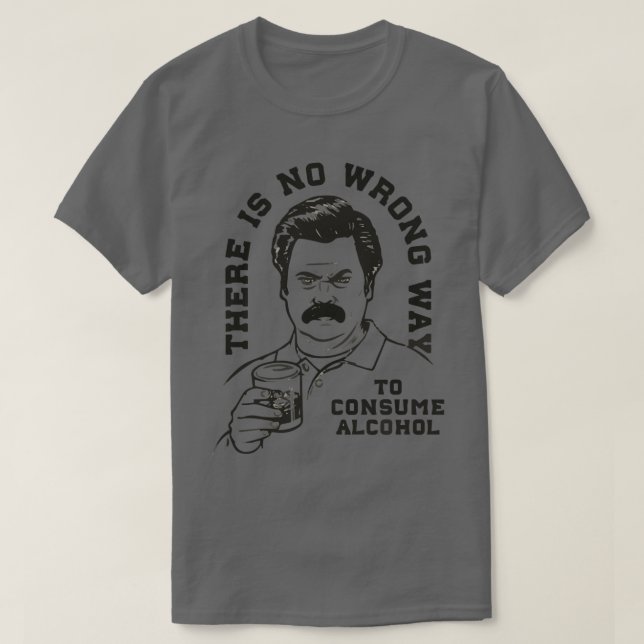 Ron Swanson T-Shirt (Design vorne)