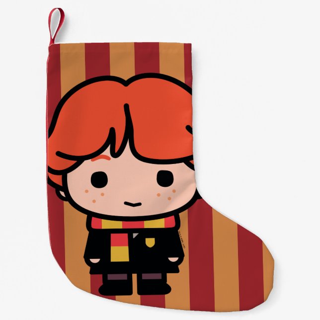 Ron Weasley Cartoon Art Kleiner Weihnachtsstrumpf (Vorderseite)