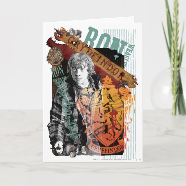 Ron Weasley Collage 1 Karte (Vorderseite)