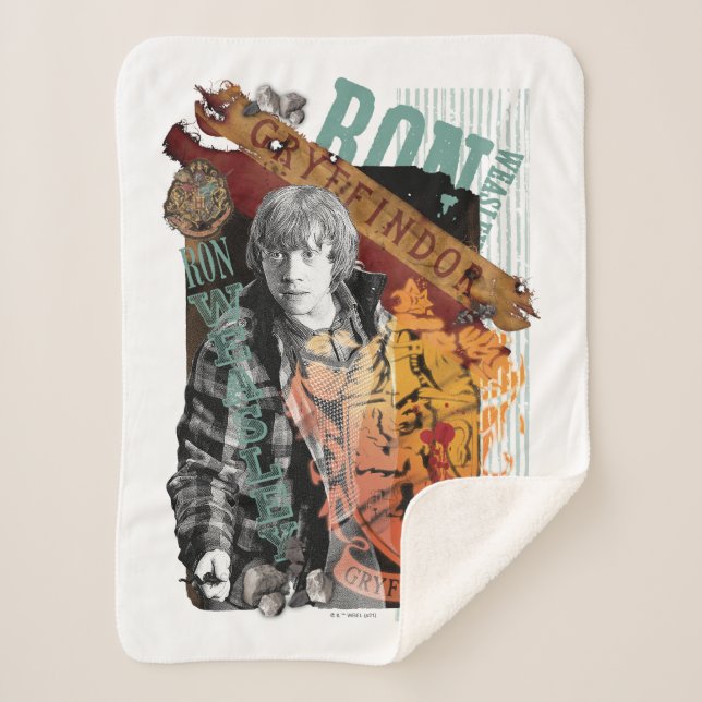 Ron Weasley Collage 1 Sherpadecke (Vorderseite)