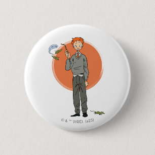 Ron Weasley Illustration "Eat Slugs" Button