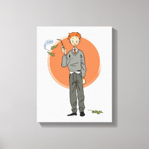 Ron Weasley Illustration "Eat Slugs" Leinwanddruck