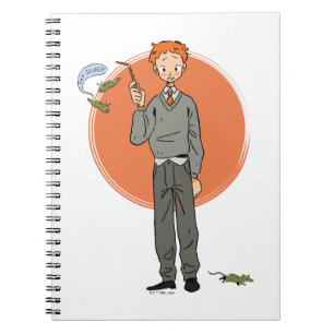 Ron Weasley Illustration "Eat Slugs" Notizblock