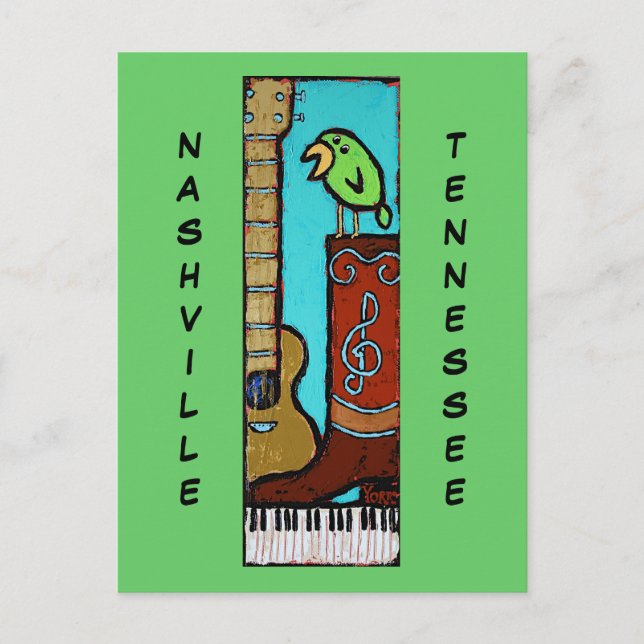 Ron York Art Nashville, TN Postkarte (Vorderseite)