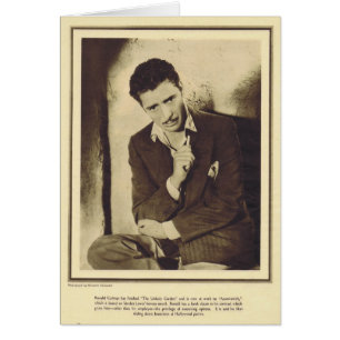 Ronald Colman portait 1931