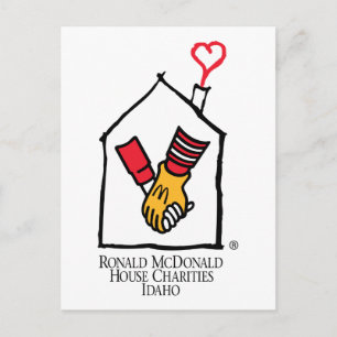 Ronald McDonald Hands Postkarte
