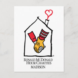 Ronald McDonald Hands Postkarte