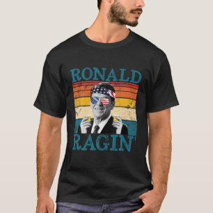 Ronald Ragins Patriotic Retro Drink President R T-Shirt