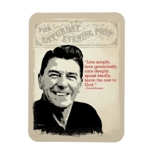 Ronald Reagan Zitat Magnet