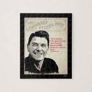 Ronald Reagan Zitat Puzzle