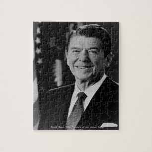 Ronald Reagn 40. Präsident der Vereinigten Staaten Puzzle