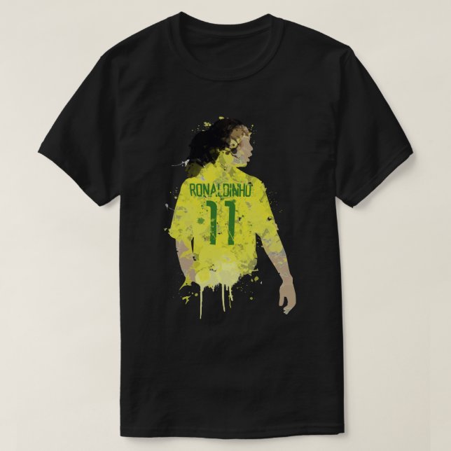 Ronaldinho Brazil Legend Art Classic T Shirt (Design vorne)