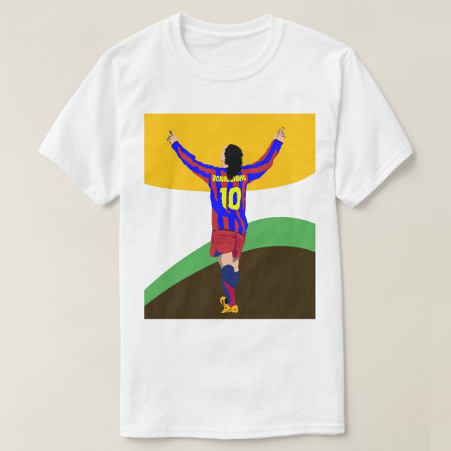 Ronaldinho Wpap Pop-Art  T-Shirt (Design vorne)
