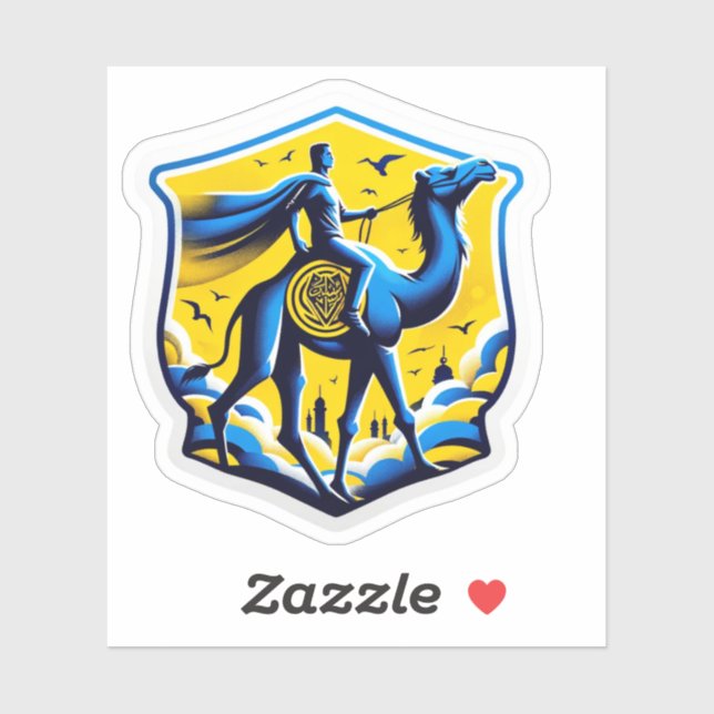 RONALDO AL NASSR FOOTBALL AUFKLEBER (Blatt)