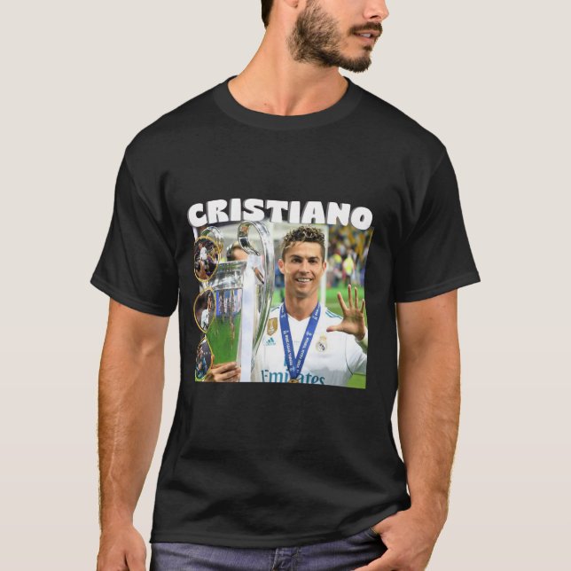 Ronaldo Bootleg/Vintag Fußball/Fußball-Tee T-Shirt (Vorderseite)