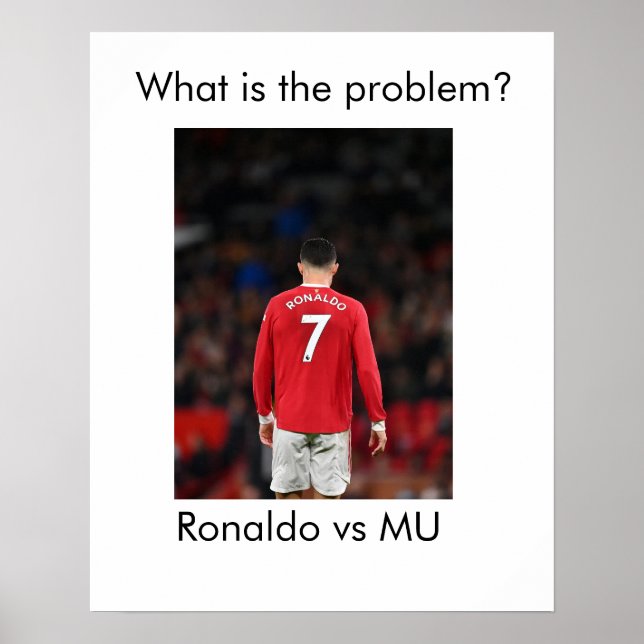 Ronaldo vs MU Poster (Vorne)