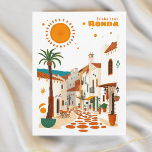 Ronda Andalucia Spanien Urlaub Postkarte
