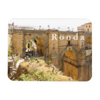 Ronda. Aussicht auf die Brücke von Puente Nuevo.
